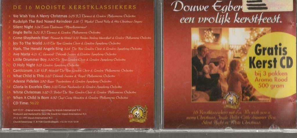 Douwe Egberts Wenst U Een Vrolijk Kerstfeest, CD & DVD, CD | Noël & St-Nicolas, Comme neuf, Noël, Enlèvement ou Envoi