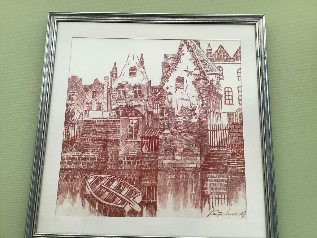 pentekening, Antiek en Kunst, Ophalen