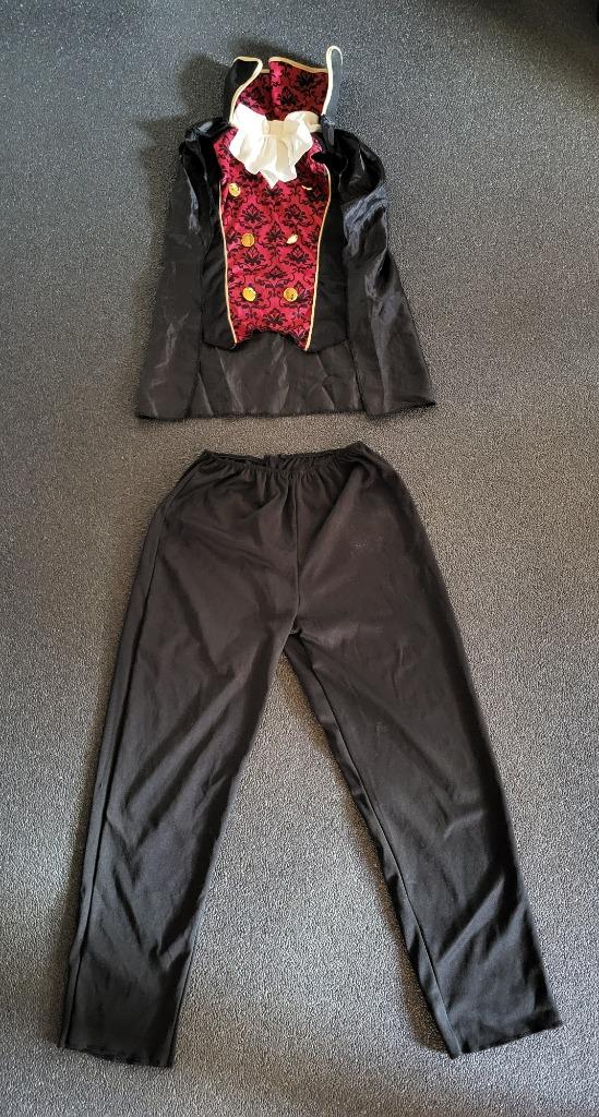 Vampier kostuum maat 128, Ophalen, Gebruikt, 122 t/m 128, Jongen of Meisje