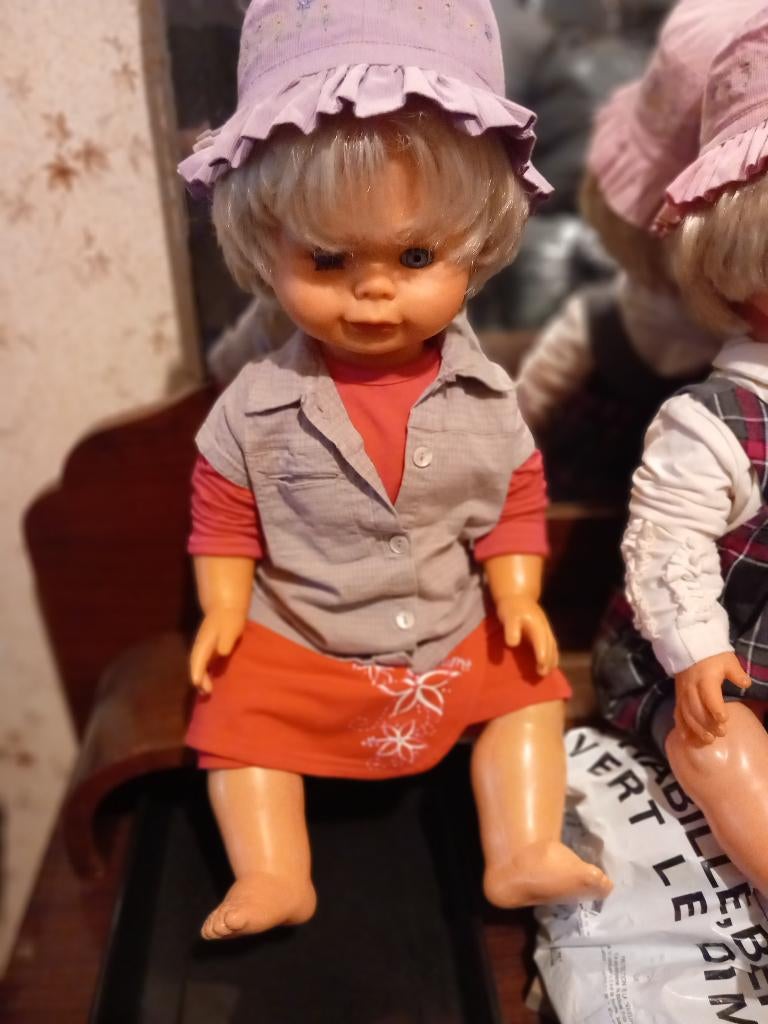 unieke mooie grote poppen blond tweeling twins, Ophalen of Verzenden, Nieuw, Pop