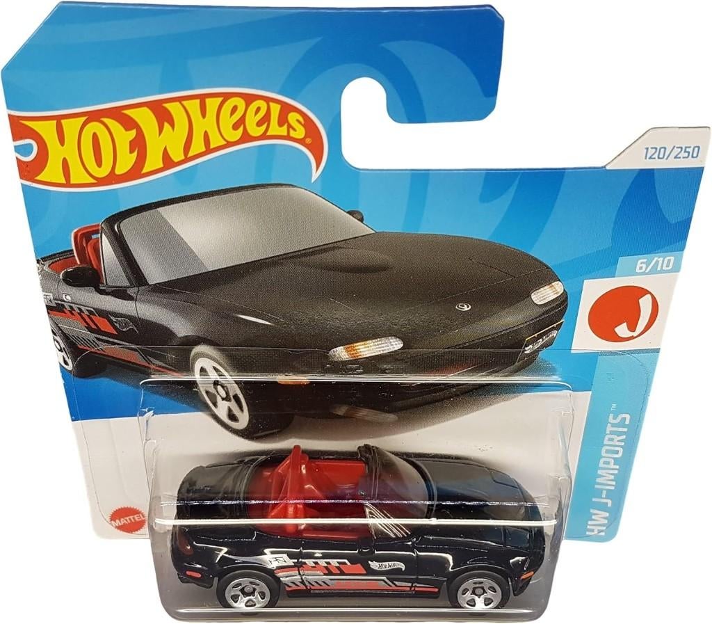 Hot Wheels - HW J-Imports - '91 Mazda MX-5 Miata - 1:64, Hobby en Vrije tijd, 333 Continental Boulevard, El Segundo, CA 90245, United States