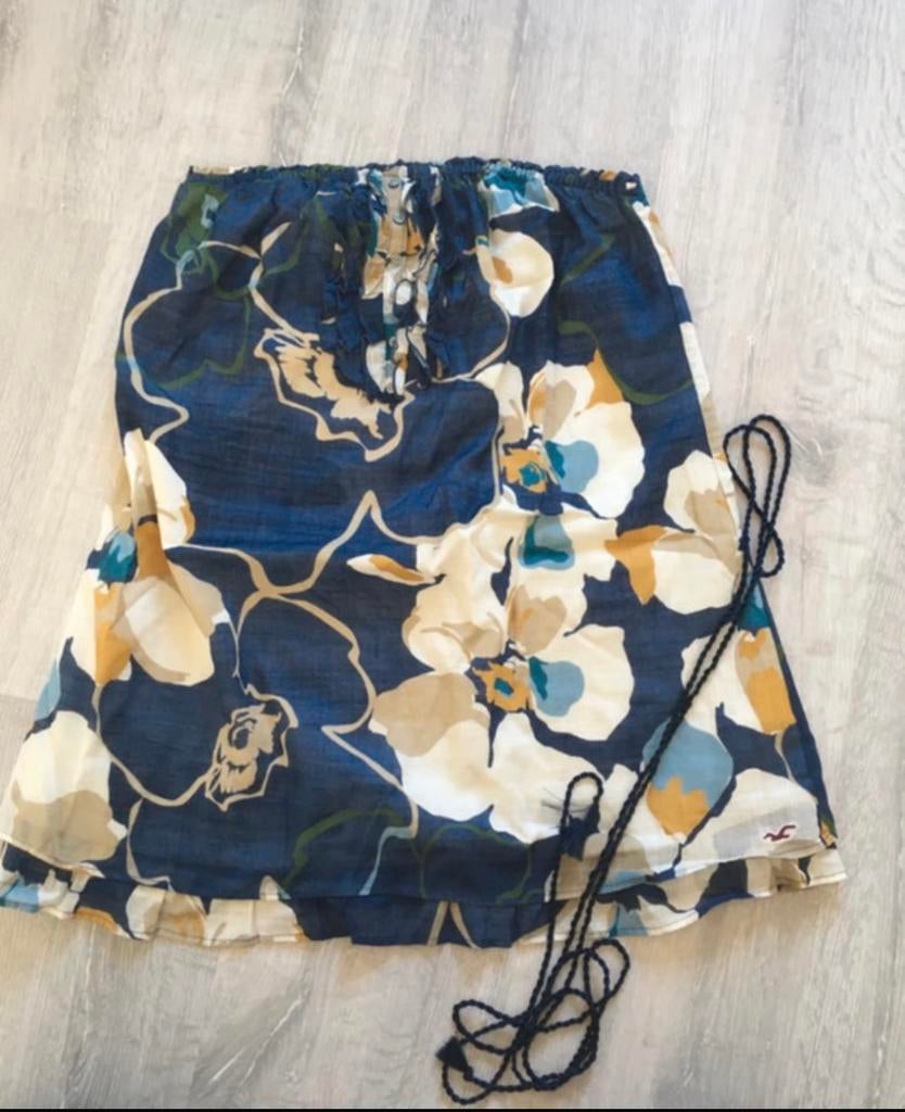 nieuw bloementop hollister maat M, Maat 38/40 (M), Blauw, Nieuw, Ophalen of Verzenden