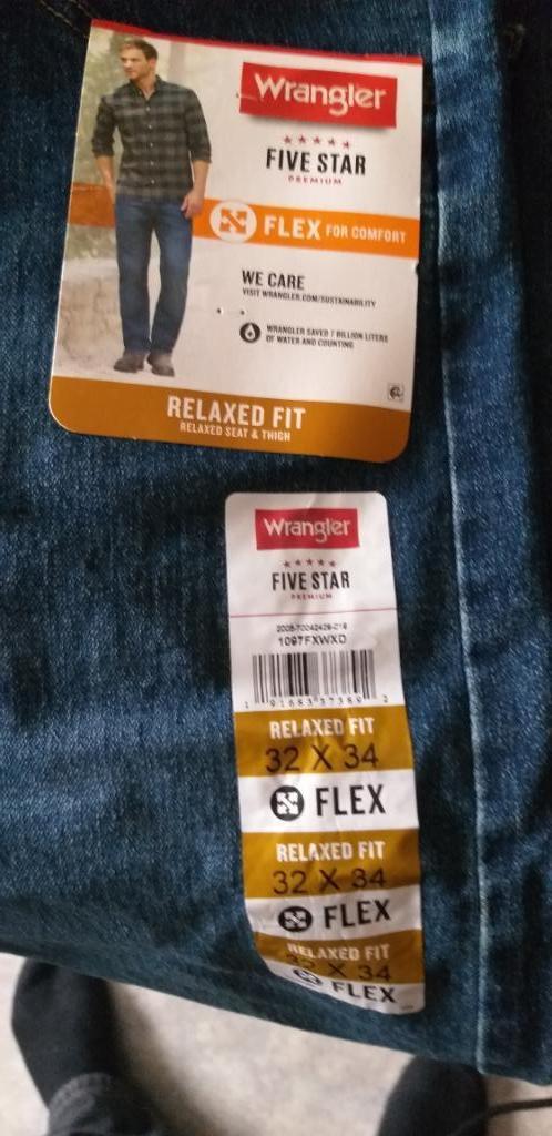 Nieuwe Wrangler Jeans..maten 34X34 en 32x32....., Ophalen, Nieuw, Blauw, W33 - W34 (confectie 48/50)