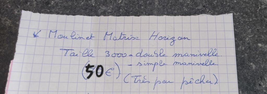 Moulinet Matrix, Enlèvement