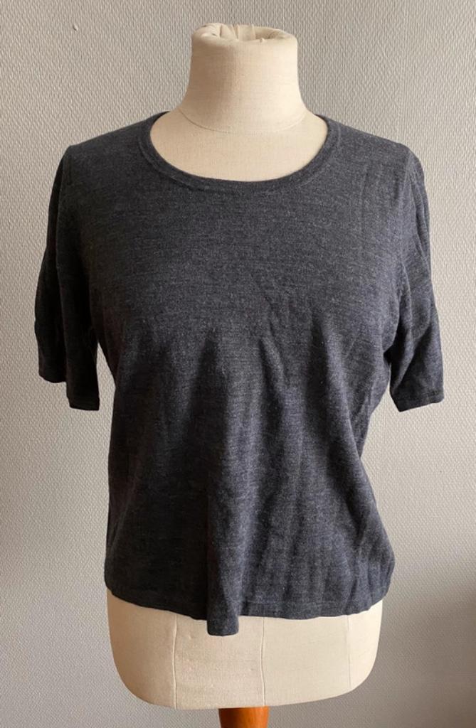 Donkergrijs topje Natan maat 40, Manches courtes, Taille 38/40 (M), Gris, Comme neuf
