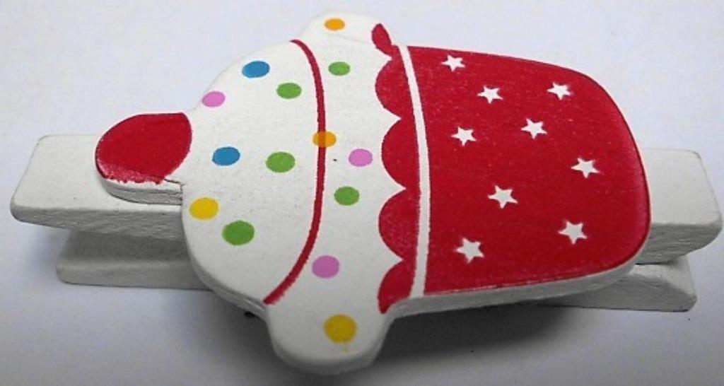 Bedankje - Cupcake rood wasknijper - 36 stuks voor 15€, Ophalen, Nieuw, Kraamcadeau