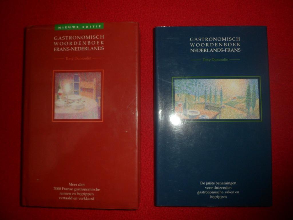 Tom Dumoulin : Dictionnaire gastronomique F/N et N/F // 2, Enlèvement ou Envoi, Utilisé, Tony Dumoulin