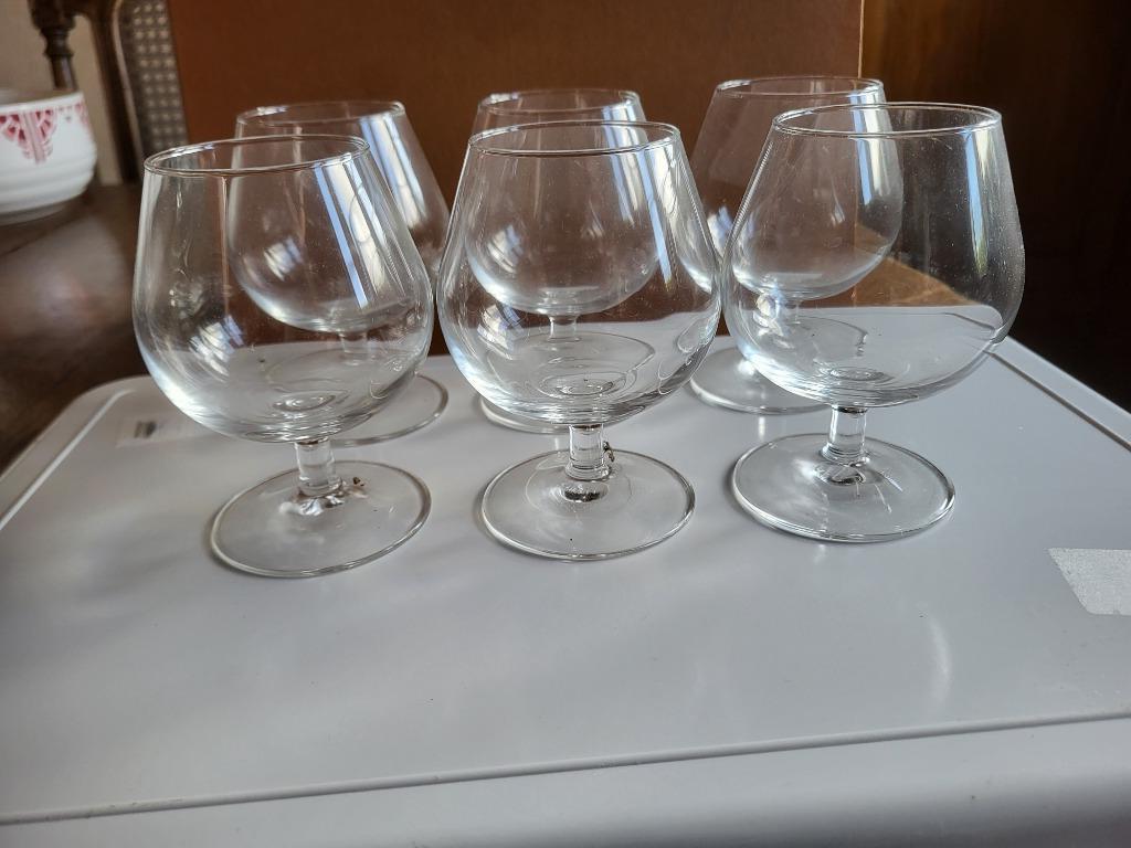 5 cognacglazen, Ophalen of Verzenden