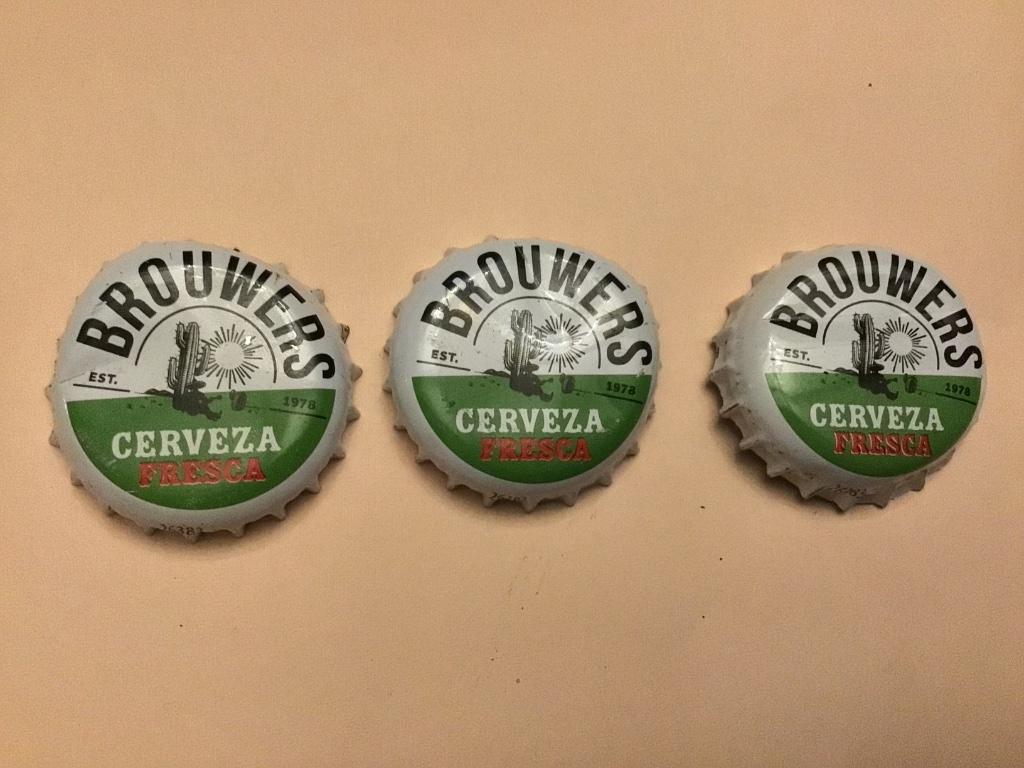 Bier kroonkurken Brouwers cerveza fresca, Ophalen of Verzenden