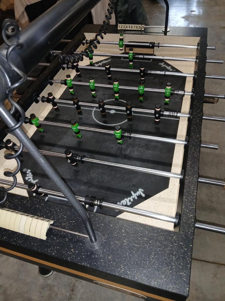 Jupiter goldstar , tafelvoetbal , kicker, Ophalen