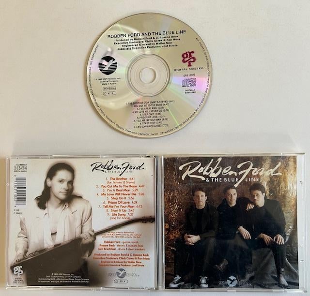CD ROBBEN FORD & THE BLUE LINE - BLUES, Enlèvement ou Envoi, Comme neuf, Blues