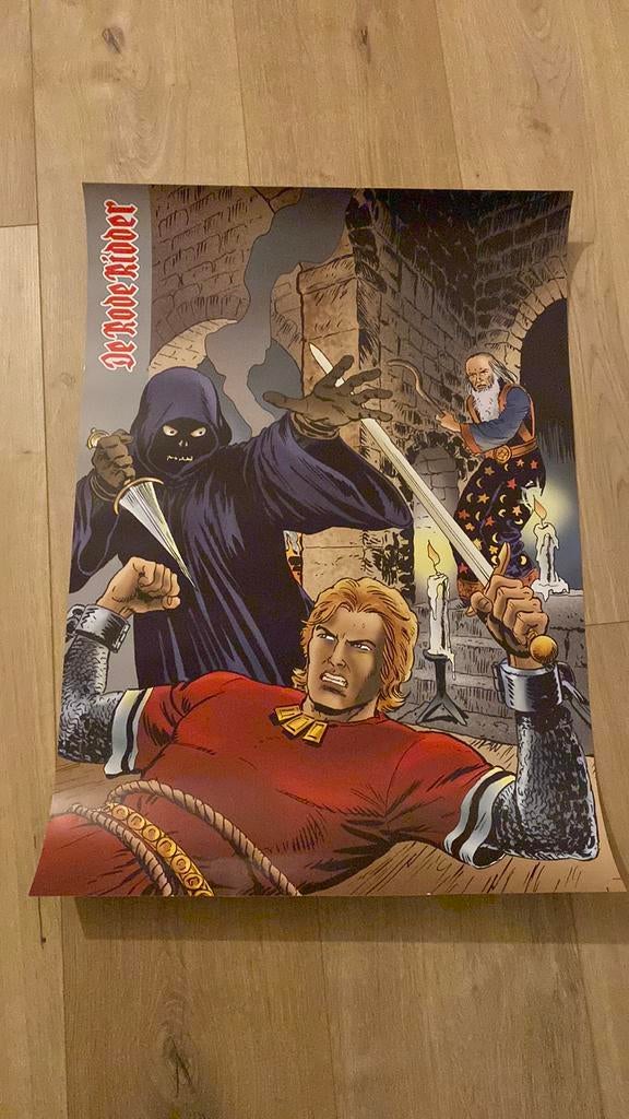 Affiche rode ridder, Verzamelen, Ophalen of Verzenden, Nieuw