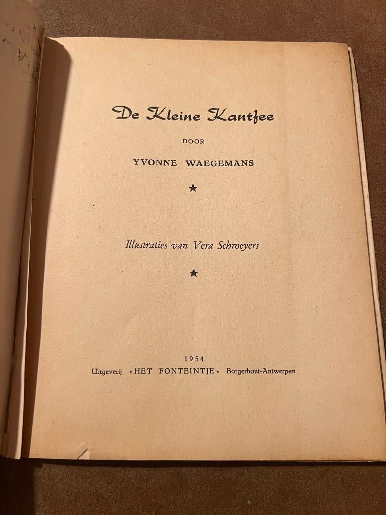 De kleine Kantfee - Yvonne Waegemans, Enlèvement ou Envoi, Yvonne Waegemans, Utilisé, Contes (de fées)
