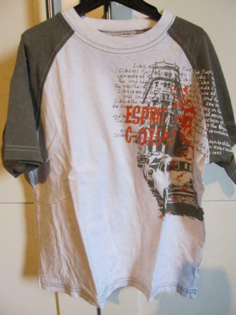 3 T-shirts Maat 116-122 korte mouw Esprit, Filou&Friends, Enlèvement ou Envoi, Utilisé, Garçon, Chemise ou À manches longues