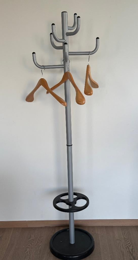 Staande kapstok met parapluhouder, Enlèvement, Comme neuf, Métal, Portemanteau sur pied