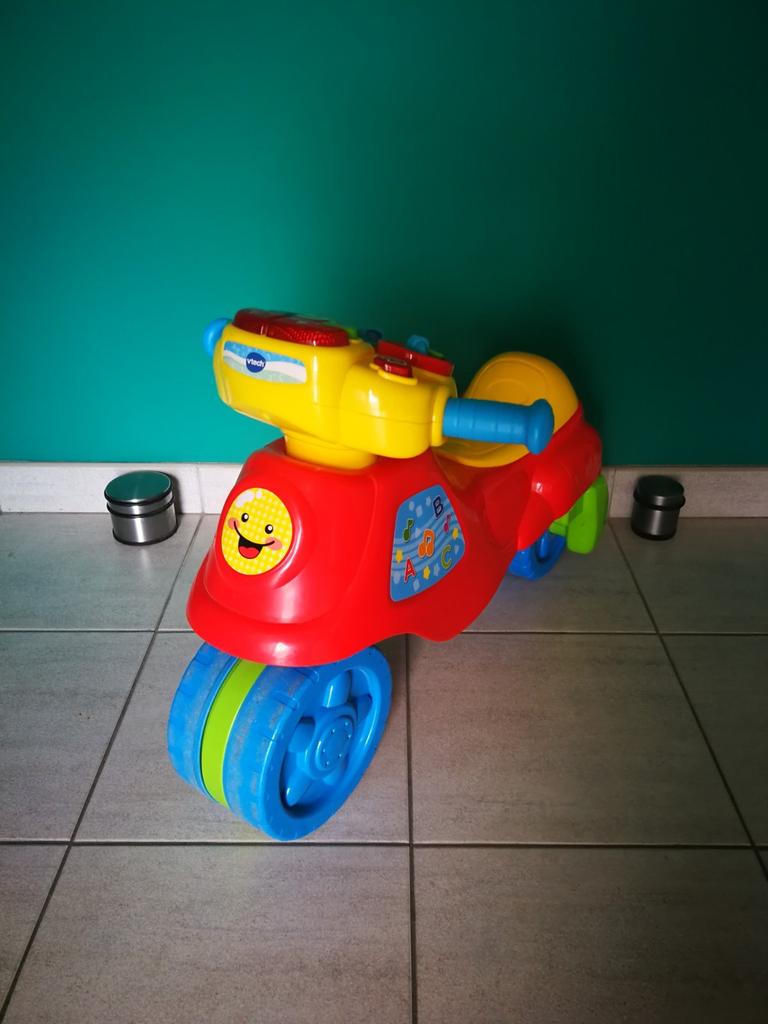 Vtech rijd en leer motorfiets, Enlèvement ou Envoi, Comme neuf