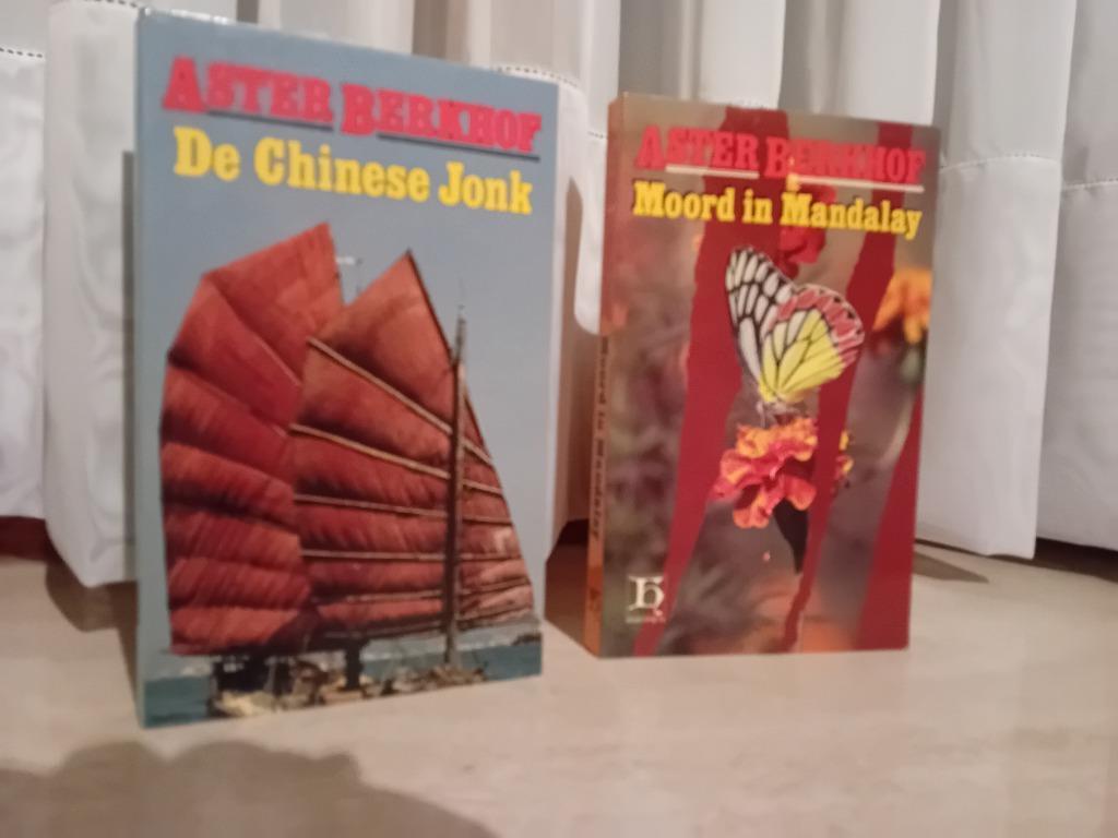 2x Aster Berkhof, Livres, Policiers, Utilisé, Enlèvement ou Envoi