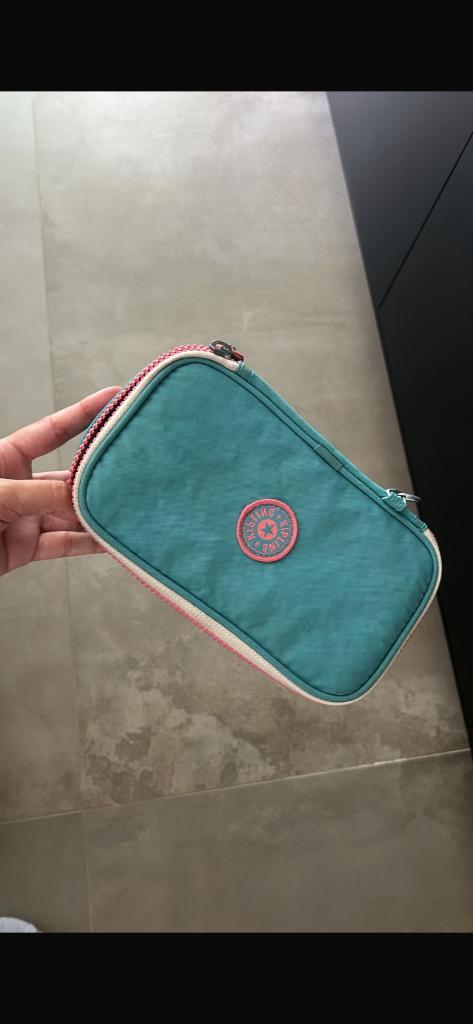 Cartable kipling de couleur turquoise, Ophalen, Gebruikt, Overige kleuren, Rugtas