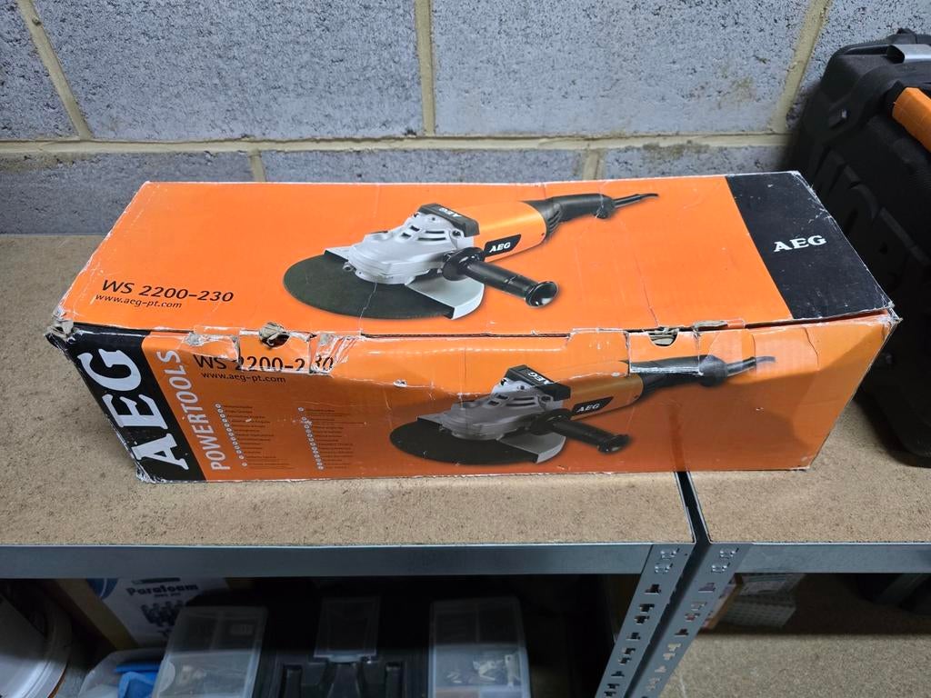 Meuleuse d'angle ws AEG 2200-230, Bricolage & Construction, Outillage | Meuleuses, Enlèvement, Neuf, Meuleuse d'angle