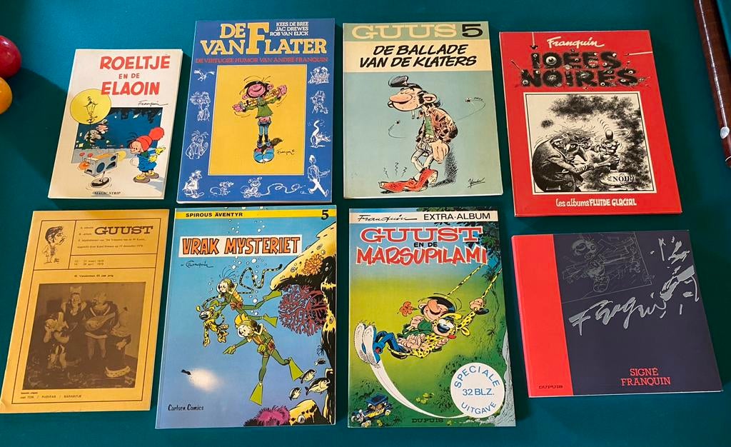 Franquin collectie - Guust Flater - Gaston, Boeken, Ophalen of Verzenden, Zo goed als nieuw, FRANQUIN, Meerdere stripboeken