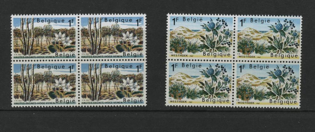 Natuurbescherming 2 blokken van 4 postfris, Verzenden, Postfris, Postfris
