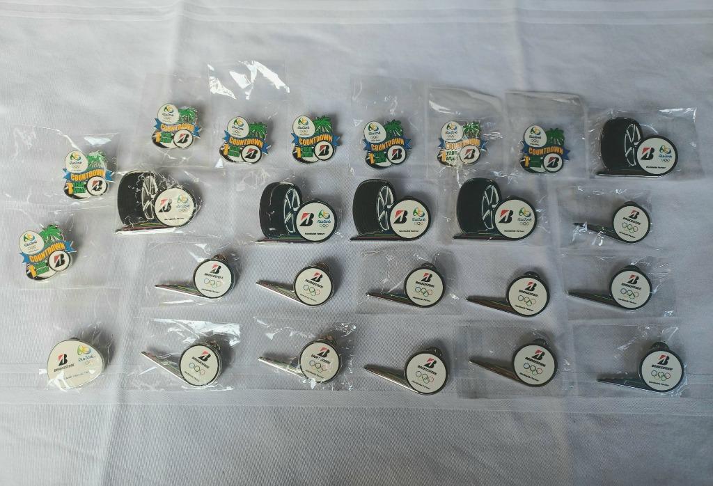 Épinglettes des Jeux Olympiques de Rio 2016, Enlèvement ou Envoi, Neuf, Sport, Insigne ou Pin's