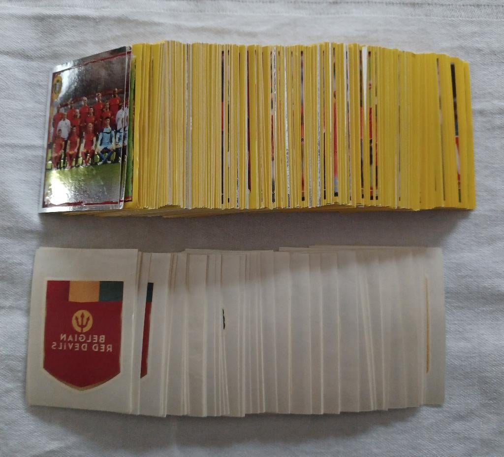 Stickers en tattoos: Belgian Red Devils (2014), Hobby en Vrije tijd, Stickers en Plaatjes, Zo goed als nieuw, Meerdere stickers