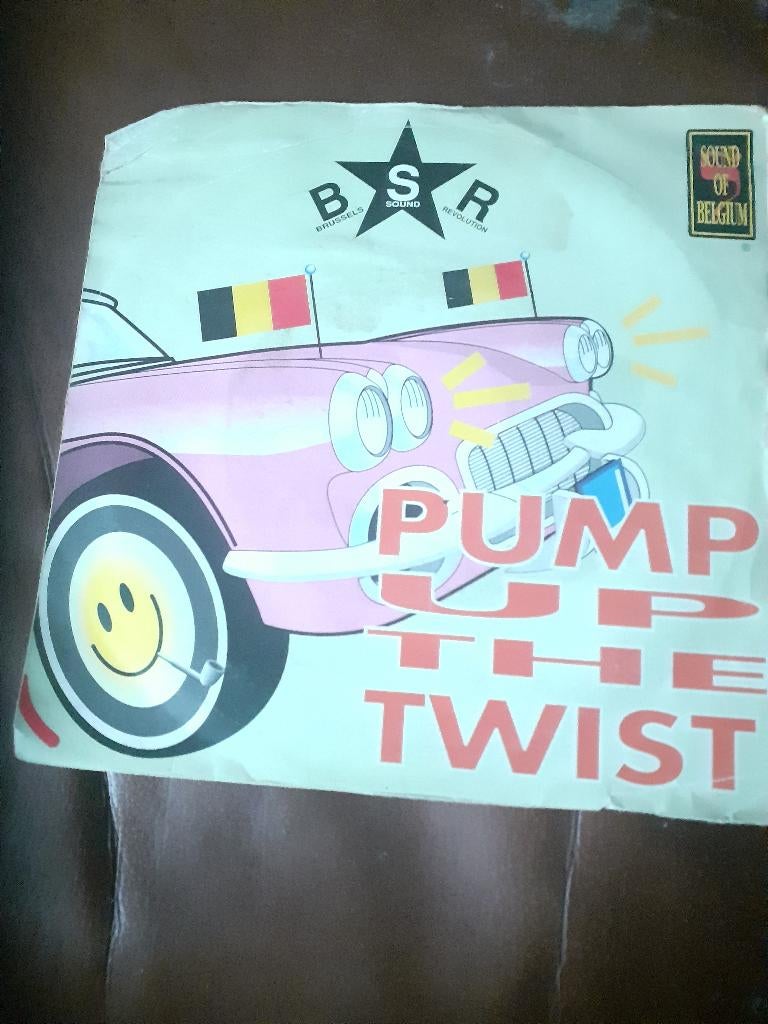 45T B.S.R. : Pump up the twist (Belpop), Ophalen of Verzenden