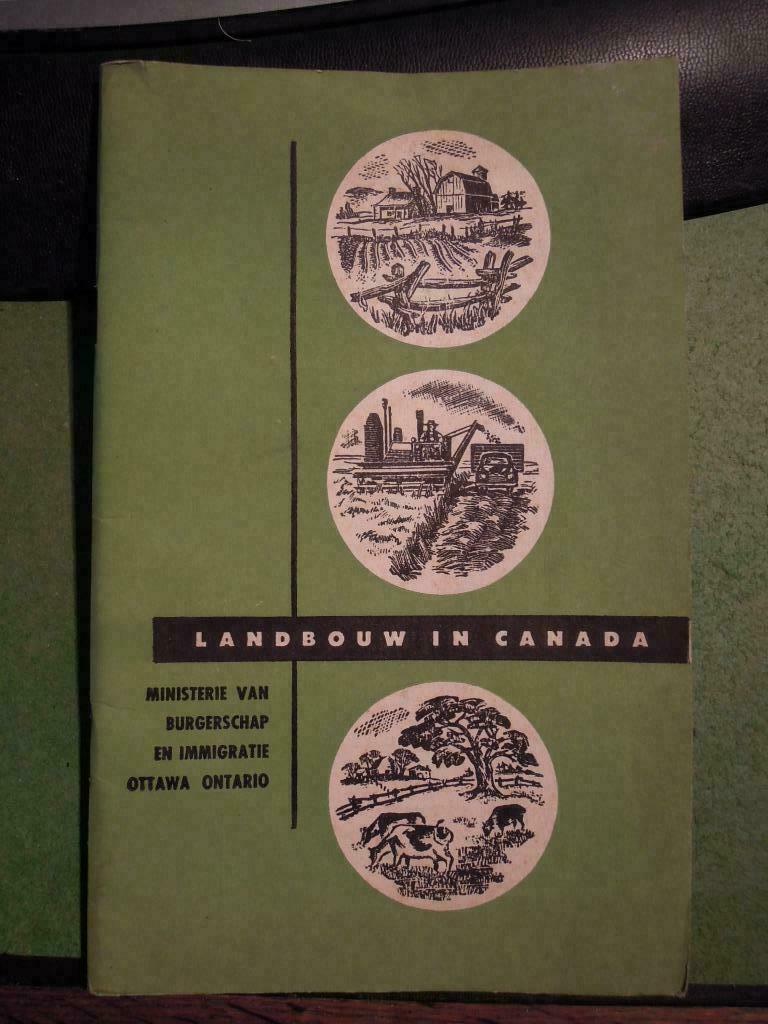 1953 landbouw in Canada  Ottawa Immigreren in Canada, Overige gebieden, Ophalen of Verzenden, Edmond Cloutier, 20e eeuw of later