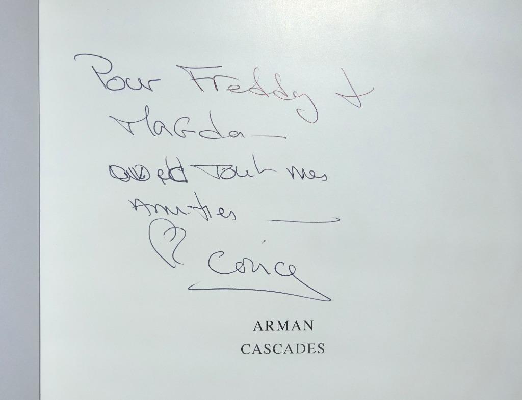 Arman, 2014, Cascades - Pieters Gallery Vence- signed by Cor, Ophalen of Verzenden, Nieuw, Beeldhouwkunst