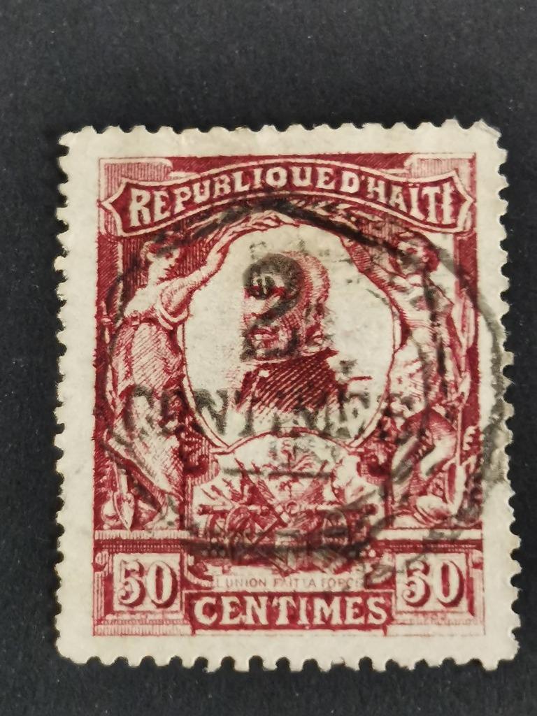 Haïti 1906 - Président Nord Alexis - avec surcharge, Enlèvement ou Envoi, Affranchi, Amérique centrale