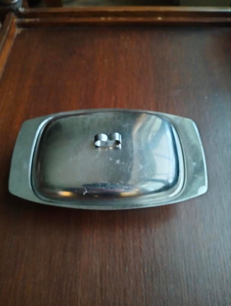 Beurrier inox, Maison & Meubles, Enlèvement, Utilisé, Autres matériaux