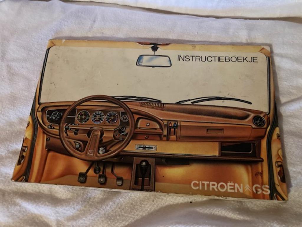 Instructieboekje Citroen GS 1978, Autos : Divers, Enlèvement ou Envoi