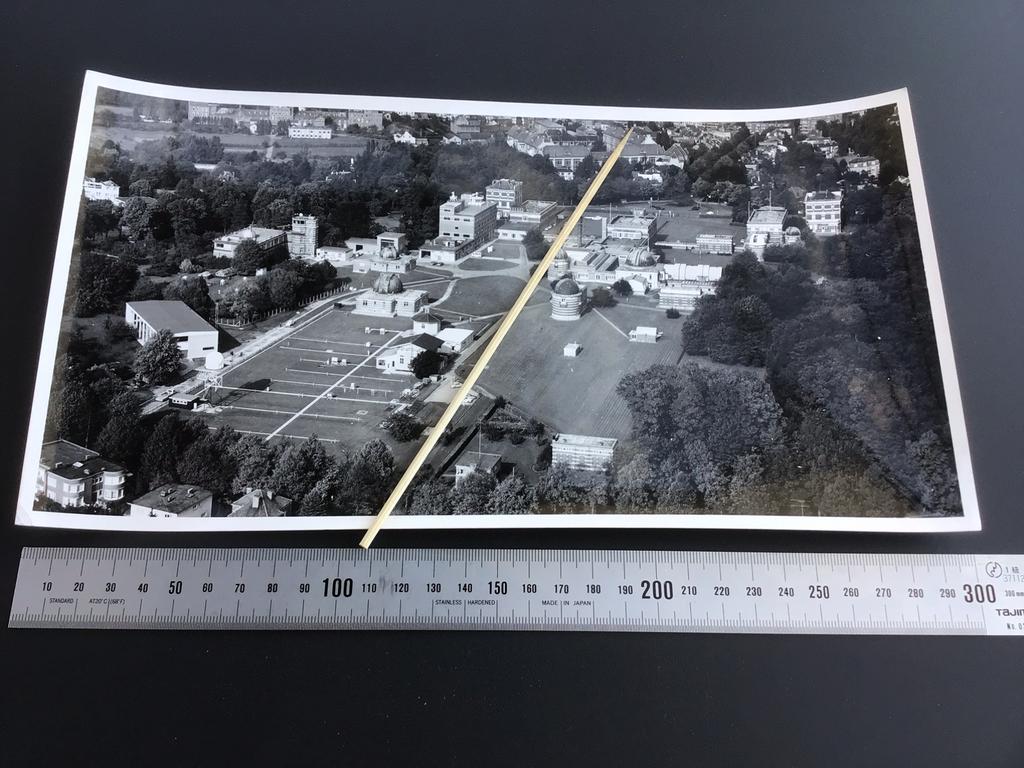 Luchtfoto Koninklijke Sterrenwacht Ukkel 1970, Ophalen of Verzenden, Zo goed als nieuw
