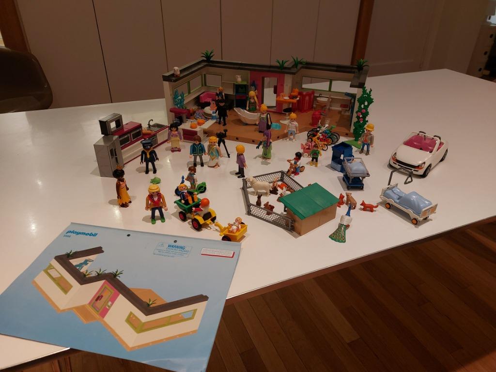 Kavel Playmobil: gastenstudio + omheining + cabriowagen, Kinderen en Baby's, Ophalen, Zo goed als nieuw, Los Playmobil