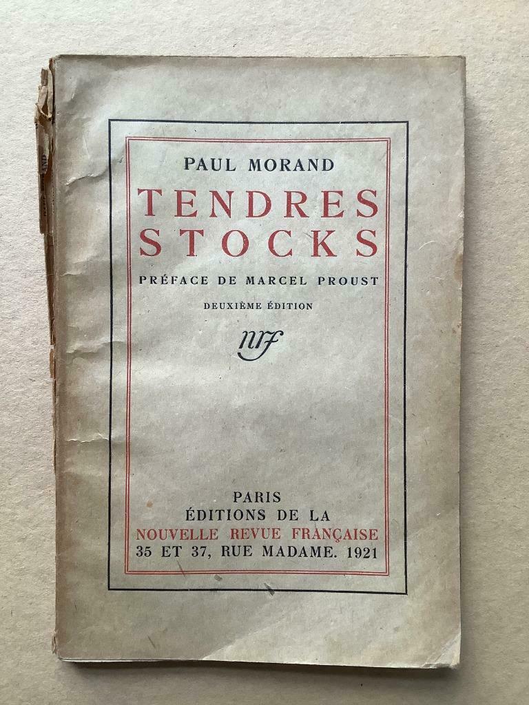 Paul Morand - Tendres Stocks (1921), Enlèvement ou Envoi