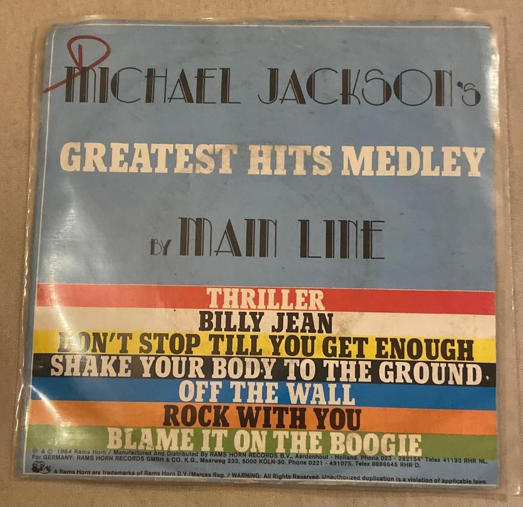 Medley des plus grands succès de Michael Jackson, CD & DVD, Vinyles Singles, Comme neuf, Enlèvement ou Envoi