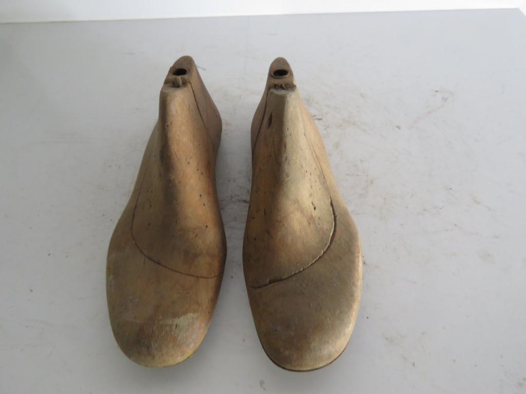 Paar oude schoenleesten maat 31, Antiek en Kunst, Curiosa en Brocante, Ophalen of Verzenden