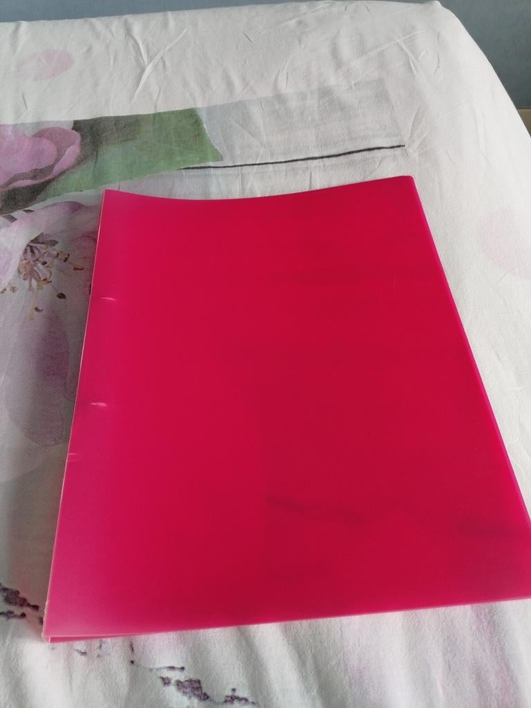 Roze ringmap, Ophalen of Verzenden, Gebruikt