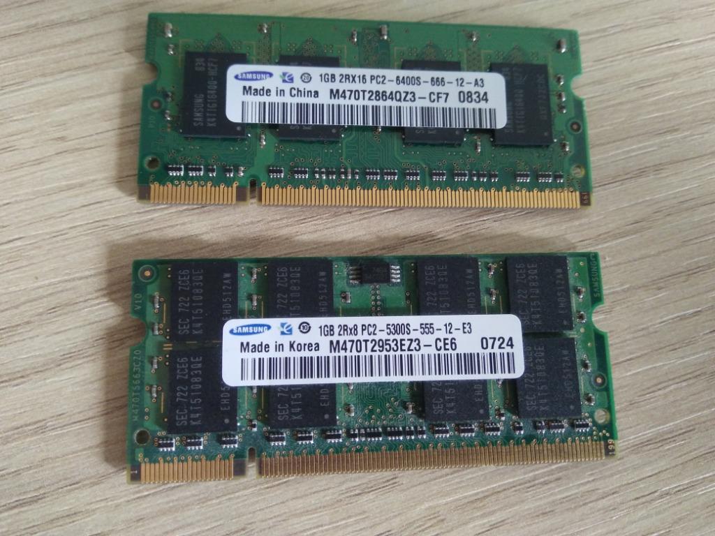 DDR2 sdram latjes 1Gb, Computers en Software, 1 GB of minder, Ophalen of Verzenden, Zo goed als nieuw, DDR2