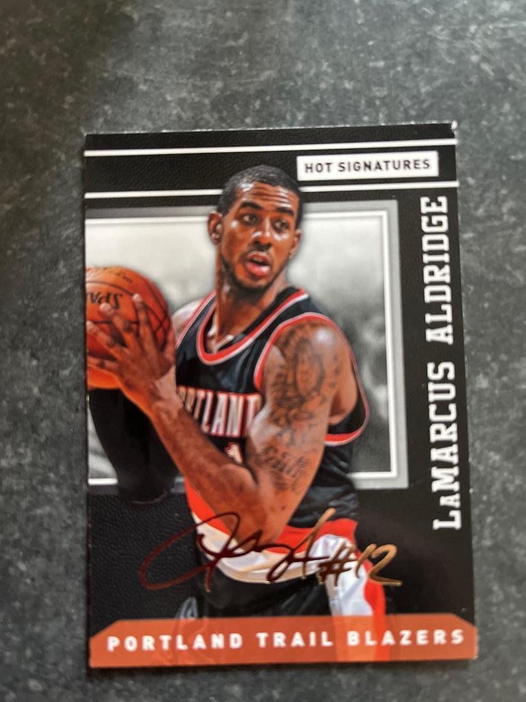 Panini 2014 Hot Signature LaMarcus Aldridge, Collections, Enlèvement ou Envoi, Comme neuf, Sport
