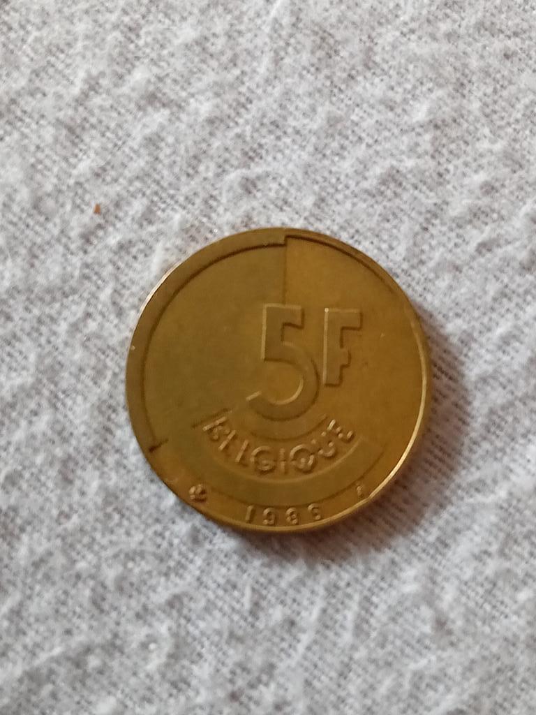 5 francs Belge 1986, Timbres & Monnaies, Enlèvement ou Envoi, Monnaie en vrac