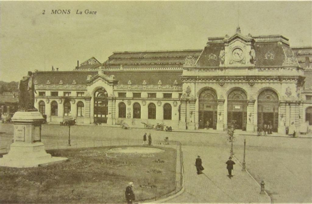 ZICHTKAARTEN- MONS- LA GARE, Ophalen of Verzenden, Ongelopen, Stad of Dorp