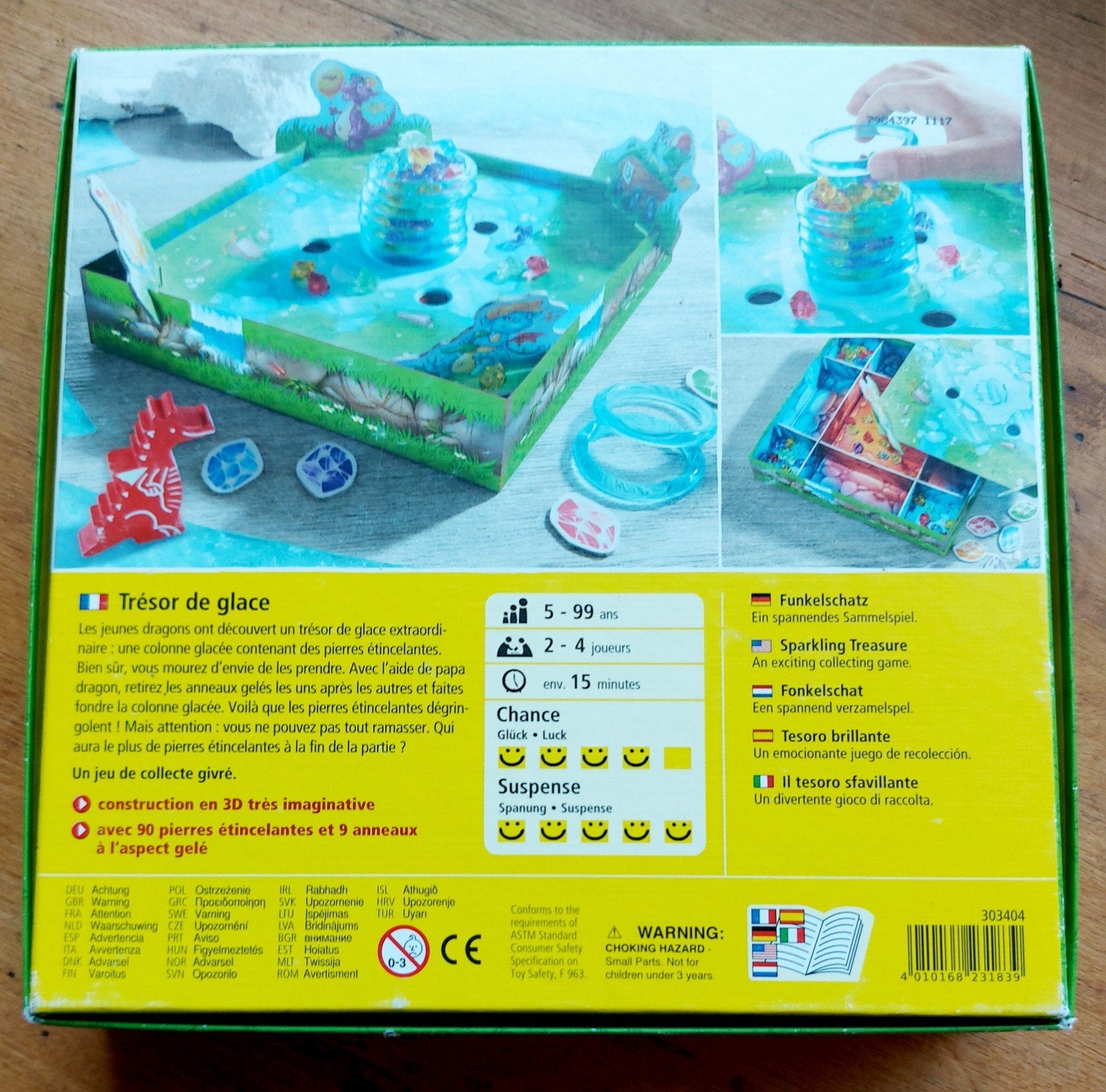 Haba Jeu Trésor de glace, Hobby & Loisirs créatifs, Enlèvement ou Envoi, Comme neuf