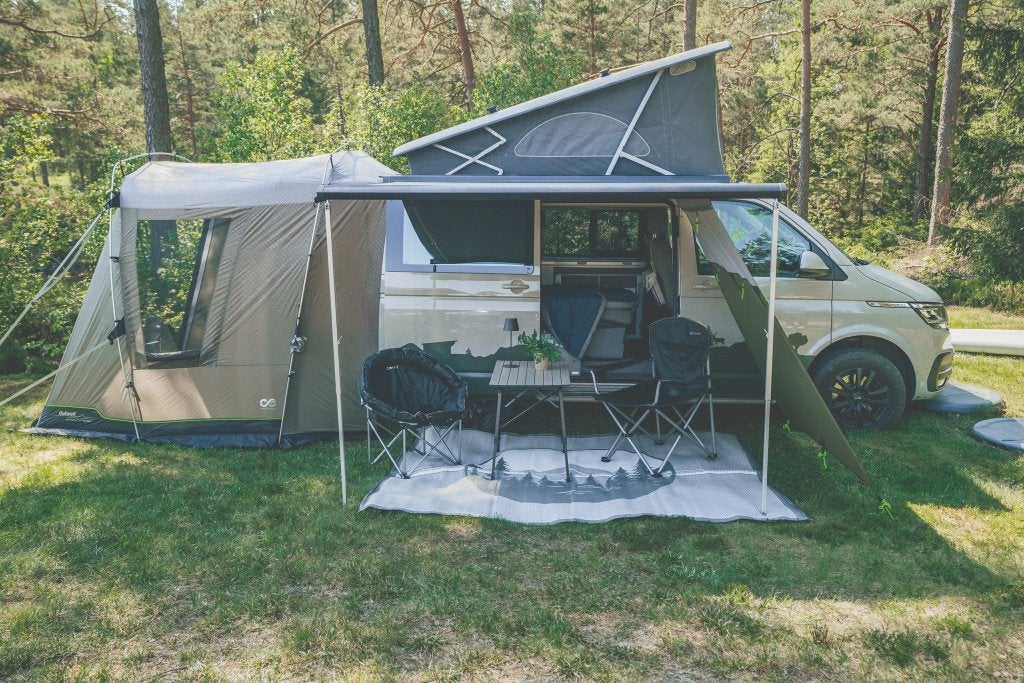 Tente Annexe Van Outwell Dunecrest taille L Grise foncée, Caravanes & Camping, Tentes, jusqu'à 4, Comme neuf, Enlèvement