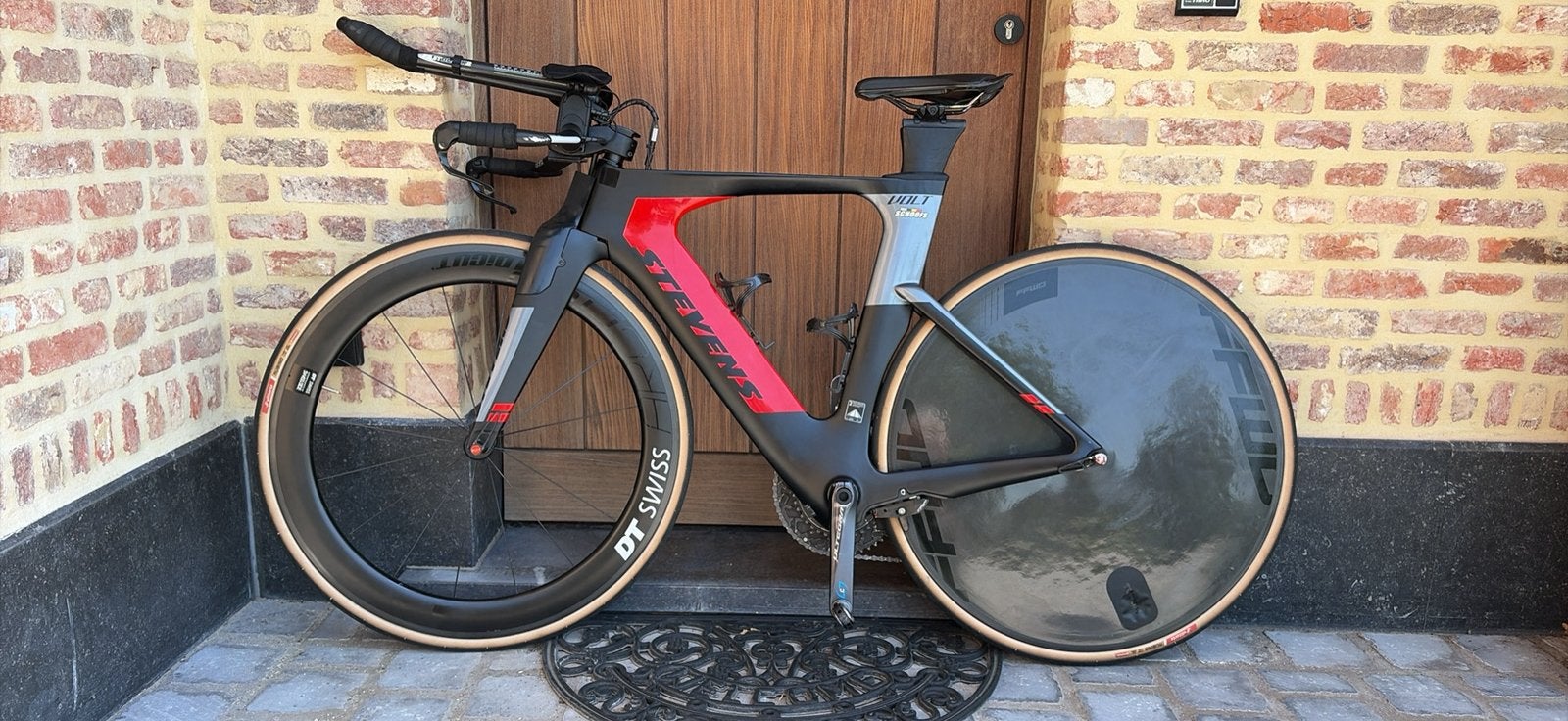 Stevens Volt 105 TT / Triatlonfiets maat 52, Fietsen en Brommers, Fietsen | Racefietsen, Ophalen, Zo goed als nieuw, Carbon