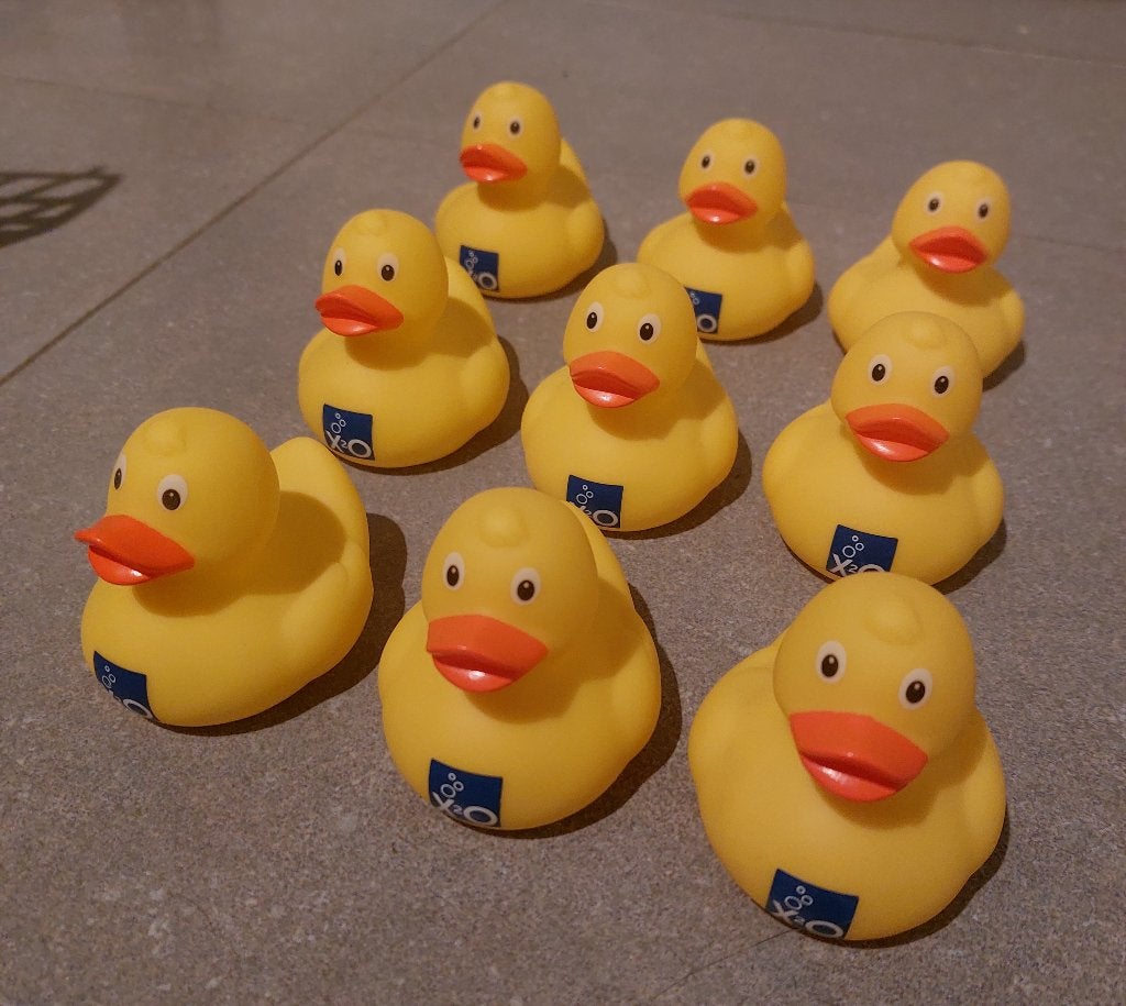 Badeendjes (9x)       µw, Enfants & Bébés, Enlèvement ou Envoi, Canard de bain