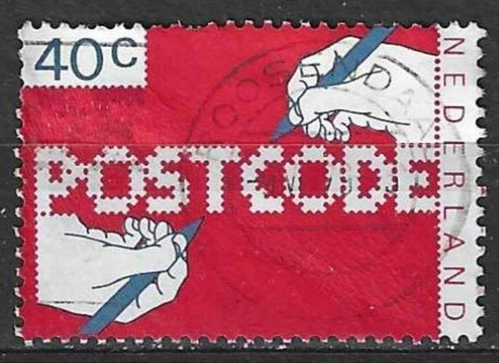 Nederland 1978 - Yvert 1084 - Postcodes Nederland (ST), Verzenden, Gestempeld