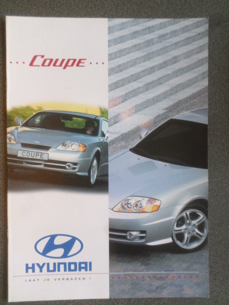 Brochure Hyundai Coupé 03, Enlèvement ou Envoi