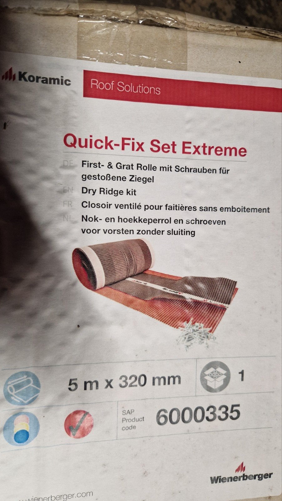 onderdak Quick-Fix Extreme Koramic, Doe-het-zelf en Bouw, Ophalen, Nieuw